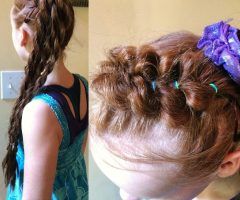 2024 Latest Braided Headband and Twisted Side Pony Hairstyles