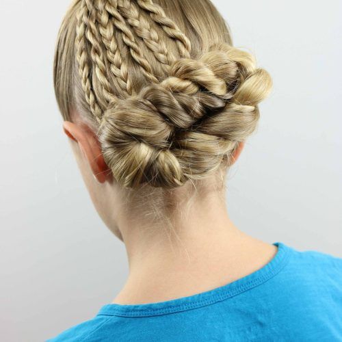 Braided And Twisted Off-Center Prom Updos (Photo 16 of 20)