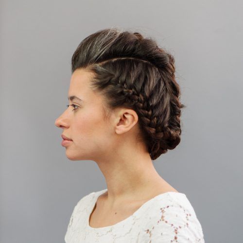 Twisted Faux Hawk Updo Hairstyles (Photo 12 of 20)