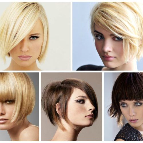 Short Tapered Bob Hairstyles With Long Bangs (Photo 4 of 20)