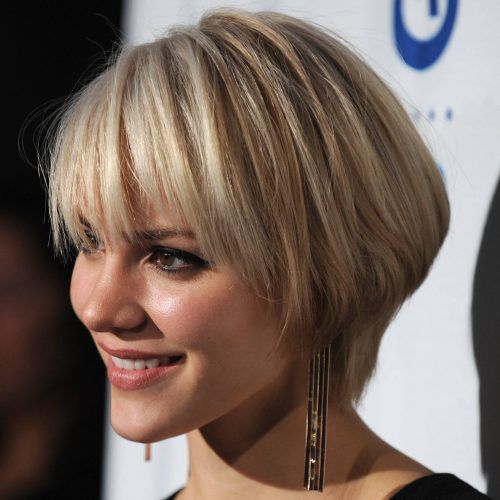 Blonde Bob Hairstyles With Bangs (Photo 11 of 20)