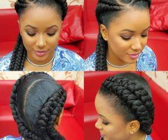 15 Best Collection of Two Cornrows Hairstyles