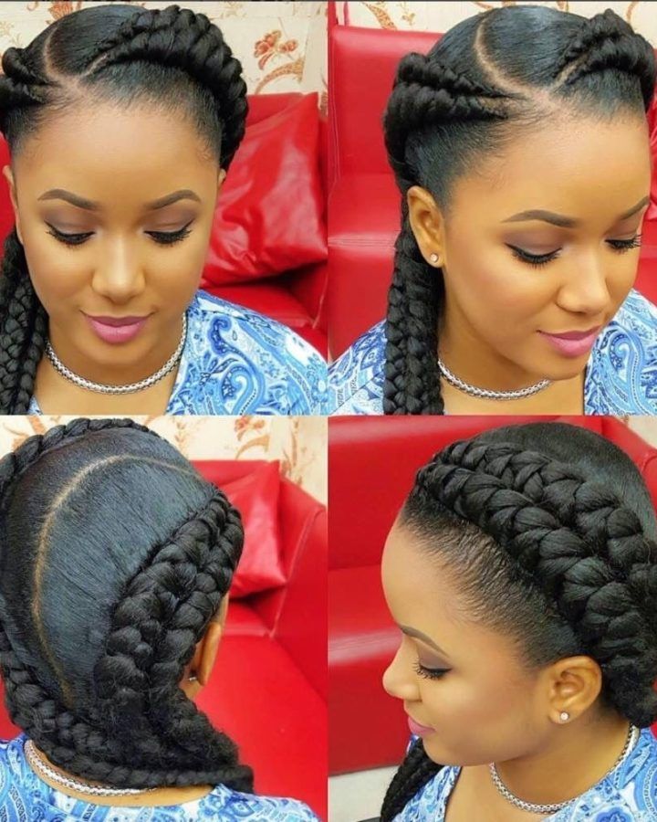 15 Best Collection of Two Cornrows Hairstyles