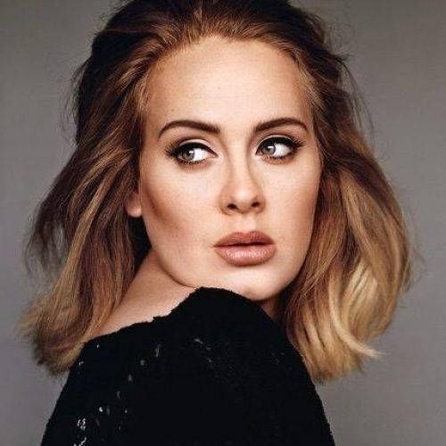 Adele Shoulder Length Bob Hairstyles (Photo 6 of 15)