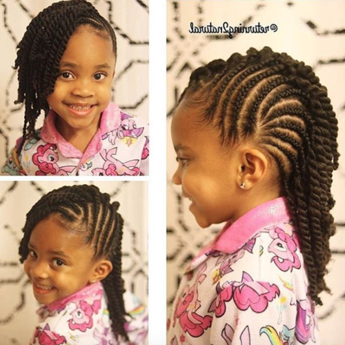 Cornrows Hairstyles With Afro (Photo 12 of 15)