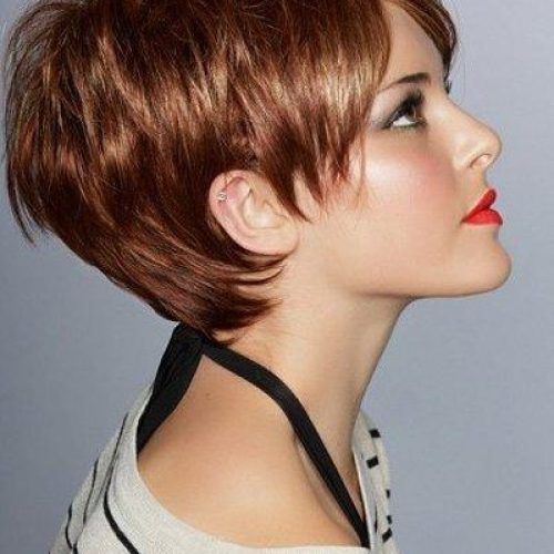 Short Short Haircuts For Round Faces (Photo 14 of 20)