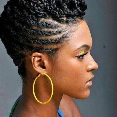 Updo Hairstyles For Natural Hair African American (Photo 10 of 15)