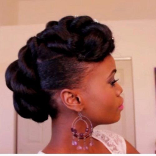 Afro American Updo Hairstyles (Photo 12 of 15)