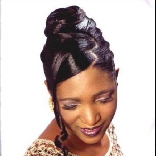 Afro American Updo Hairstyles (Photo 5 of 15)