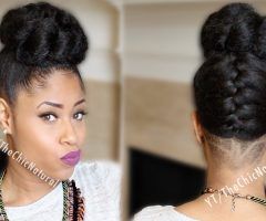 15 Collection of Updo Hairstyles for Natural Hair African American