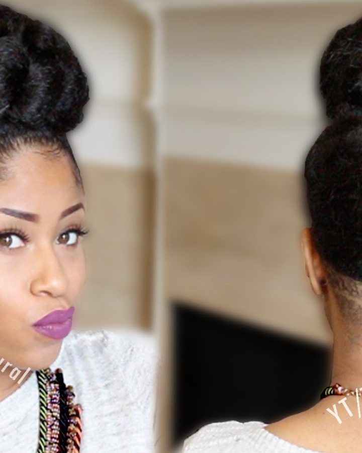 15 Collection of Updo Hairstyles for Natural Hair African American