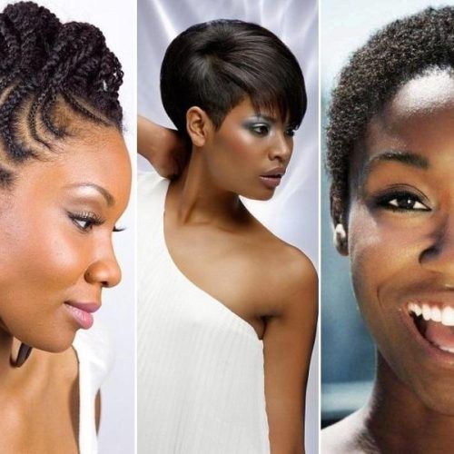 Short Haircuts For Black Women With Oval Faces (Photo 6 of 20)