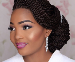 15 Best Collection of African Wedding Braids Hairstyles