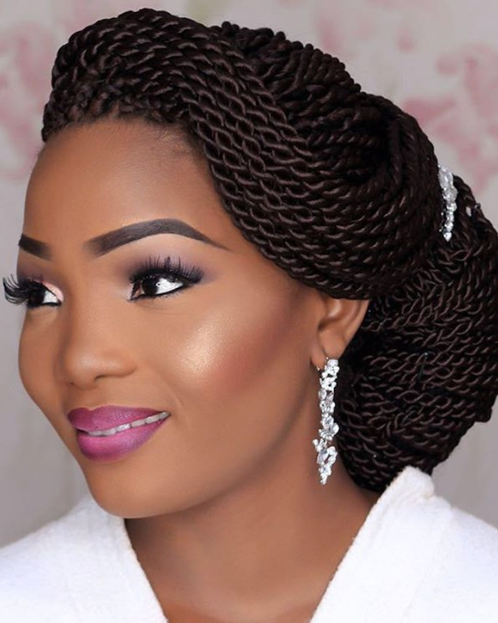 15 Best Collection of African Wedding Braids Hairstyles