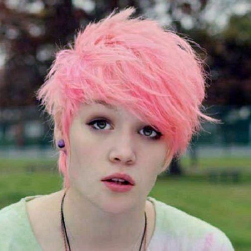Pink Pixie Princess Faux Hawk Hairstyles (Photo 12 of 20)