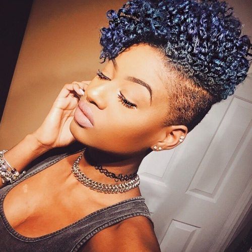 Faux Mohawk Hairstyles With Springy Curls (Photo 8 of 20)