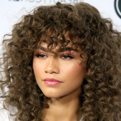 Hairstyles With Fringes, End Curls And Headband (Photo 8 of 20)