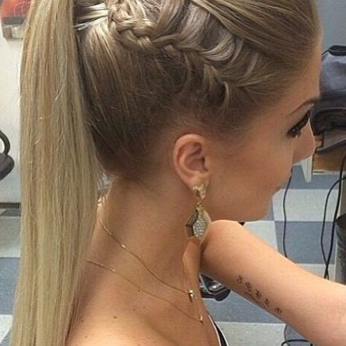 Textured Side Braid And Ponytail Prom Hairstyles (Photo 3 of 20)