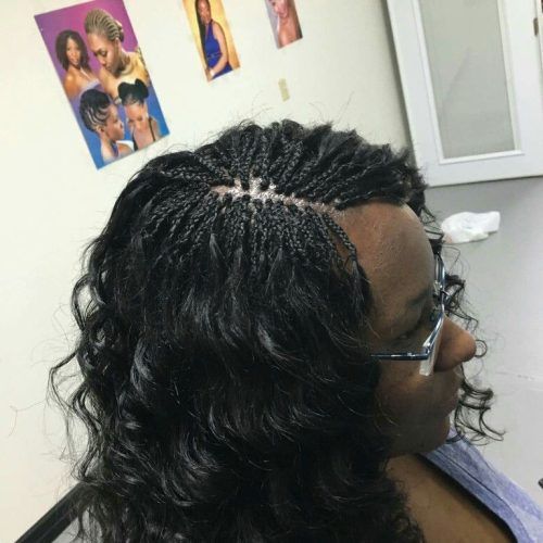 Crochet Micro Braid Hairstyles Into Waves (Photo 7 of 20)