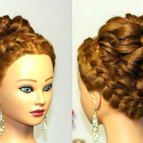 French Braid Updo Hairstyles (Photo 12 of 15)