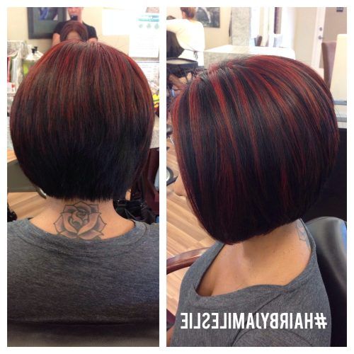 Burnt Orange Bob Hairstyles With Highlights (Photo 8 of 20)