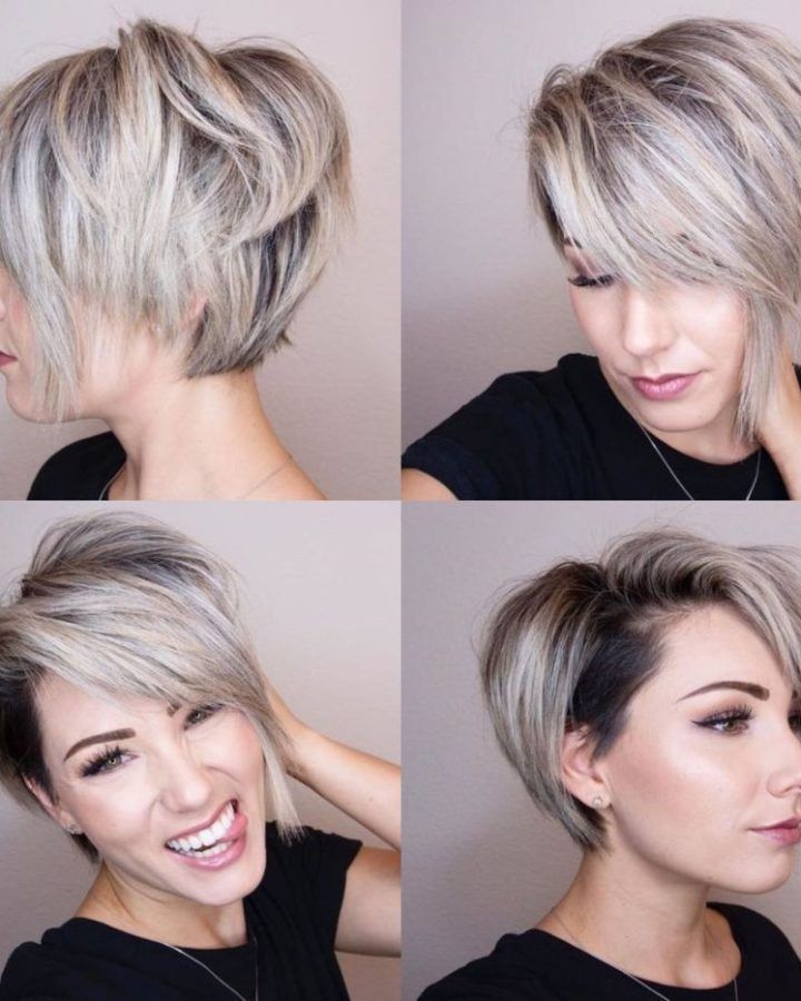 Pixie-bob Hairstyles with Temple Undercut