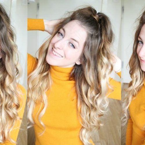 Half-Up Curly Look Pony Hairstyles (Photo 7 of 20)