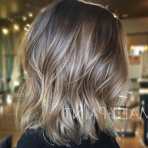 Ash Blonde Balayage For Short Stacked Bob Hairstyles (Photo 17 of 20)