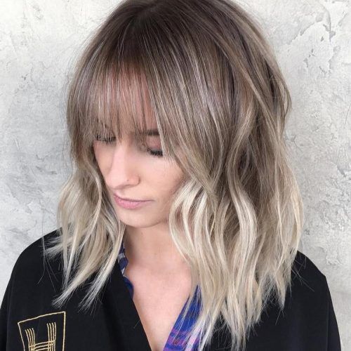 Ash Blonde Balayage For Short Stacked Bob Hairstyles (Photo 20 of 20)