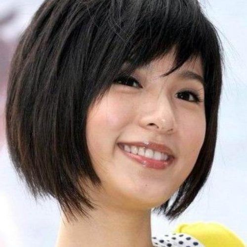 Short Hairstyles For Asian Round Face (Photo 7 of 20)