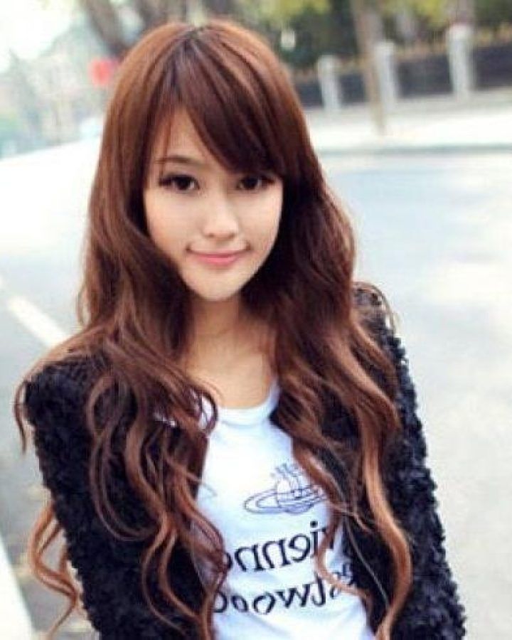 15 Inspirations Korean Girl Long Hairstyles