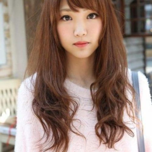 Asian Hairstyles With Side Bangs (Photo 6 of 20)