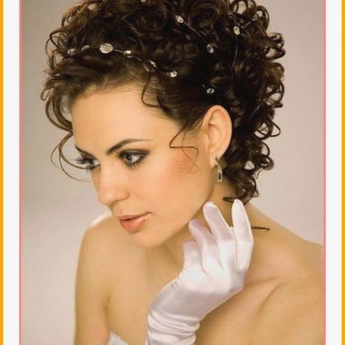 Wedding Hairstyles For Short Curly Hair (Photo 4 of 15)