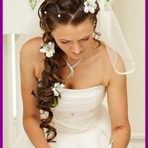 Wedding Hairstyles For Long Hair Half Up With Veil (Photo 9 of 15)