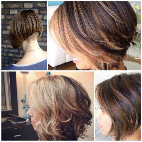 Balayage For Short Stacked Bob Hairstyles (Photo 8 of 20)
