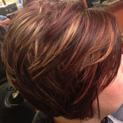 Chestnut Short Hairstyles With Subtle Highlights (Photo 9 of 20)
