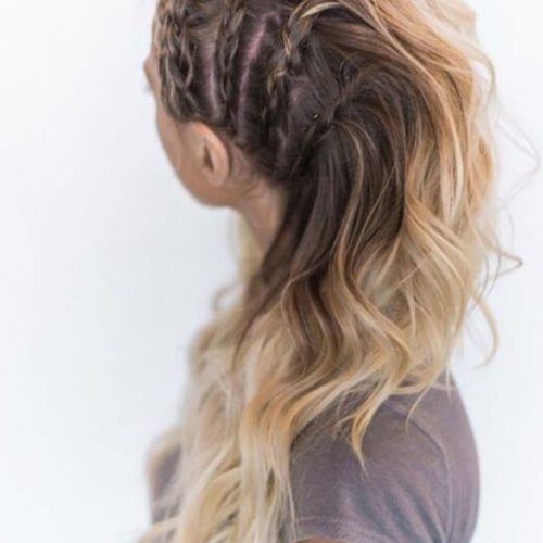 Messy Braided Faux Hawk Hairstyles (Photo 11 of 20)