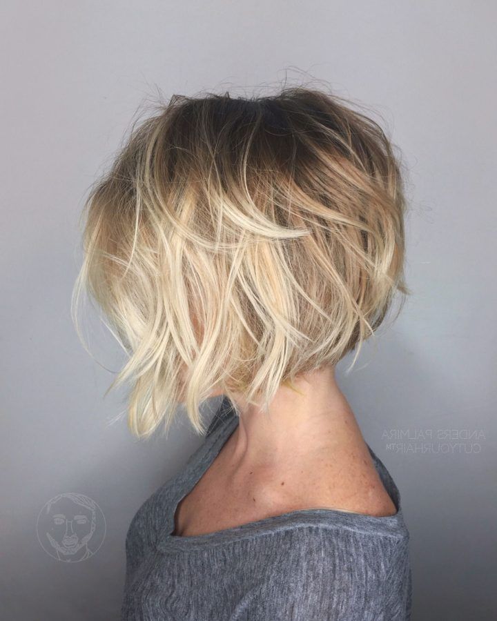 20 Ideas of Nape-length Blonde Curly Bob Hairstyles