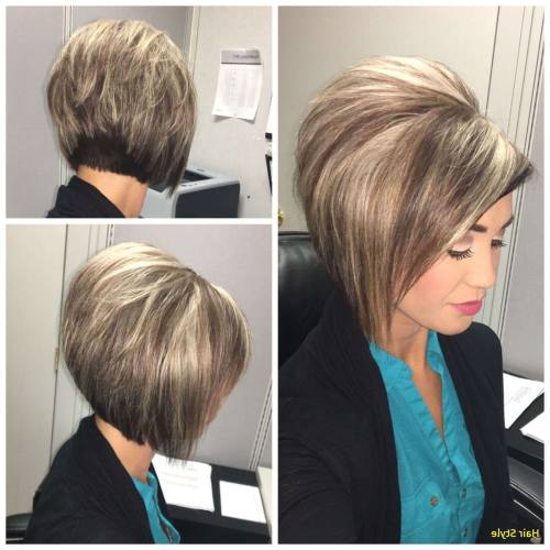 Stacked White Blonde Bob Hairstyles (Photo 10 of 20)