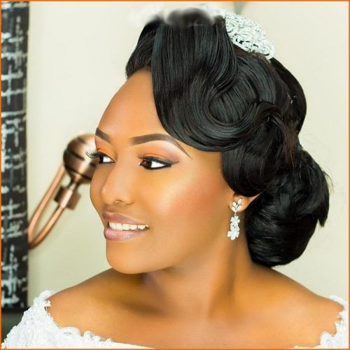 Ebony Wedding Hairstyles (Photo 12 of 15)