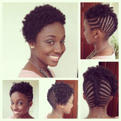 Cornrows Hairstyles With Afro (Photo 7 of 15)