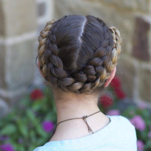 Folded Braided Updo Hairstyles (Photo 7 of 20)