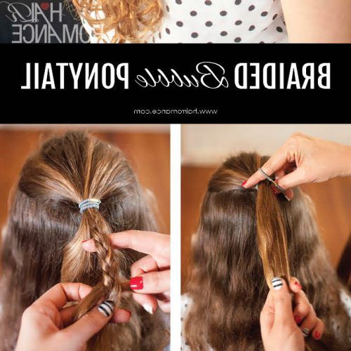 Braided Bubble Ponytail Hairstyles (Photo 6 of 20)