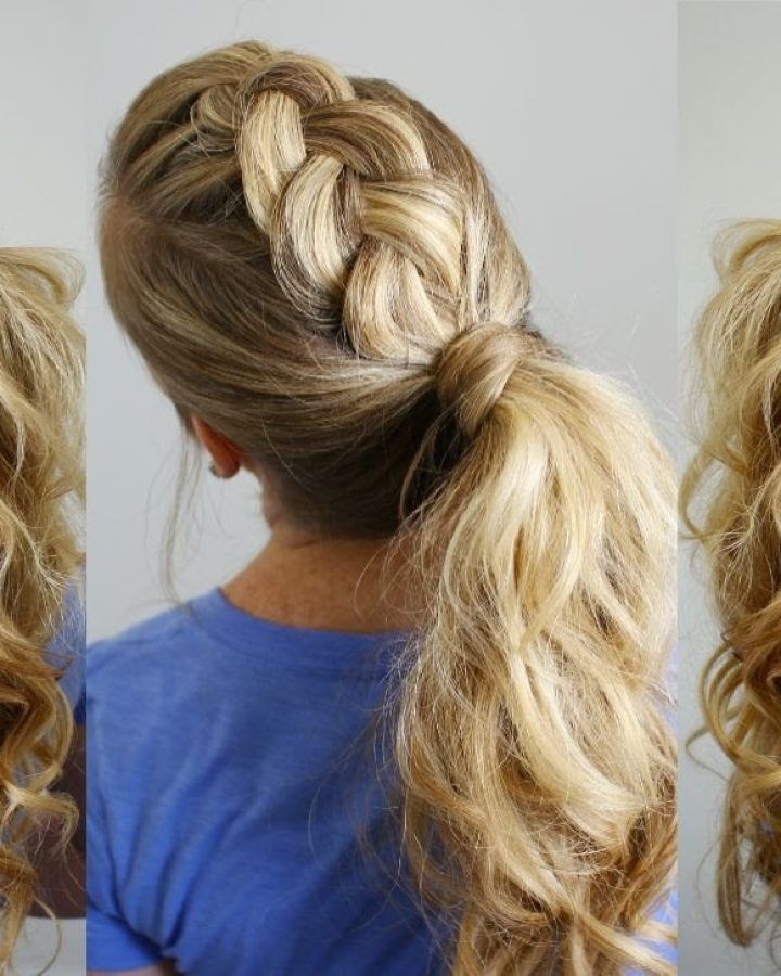 20 Best Collection of Mohawk Braid into Pony Hairstyles