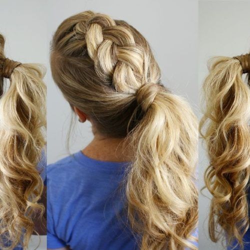 Trendy Ponytail Hairstyles With French Plait (Photo 15 of 20)