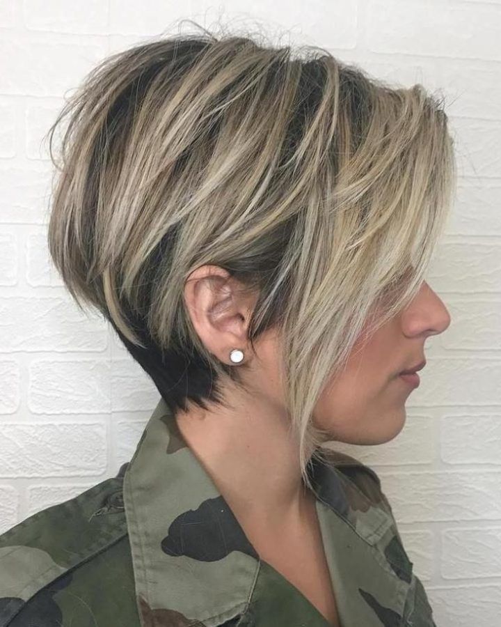2024 Latest Balayage Pixie Hairstyles with Tiered Layers