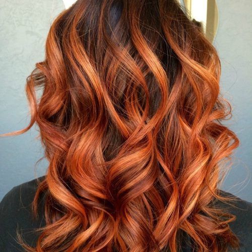 Bright Red Balayage On Short Hairstyles (Photo 3 of 20)