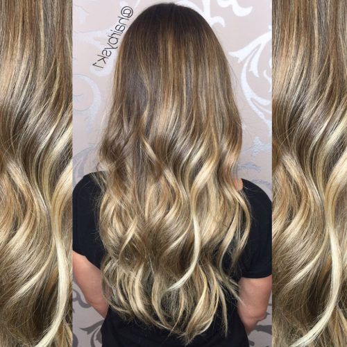 Beachy Waves Hairstyles With Balayage Ombre (Photo 11 of 20)