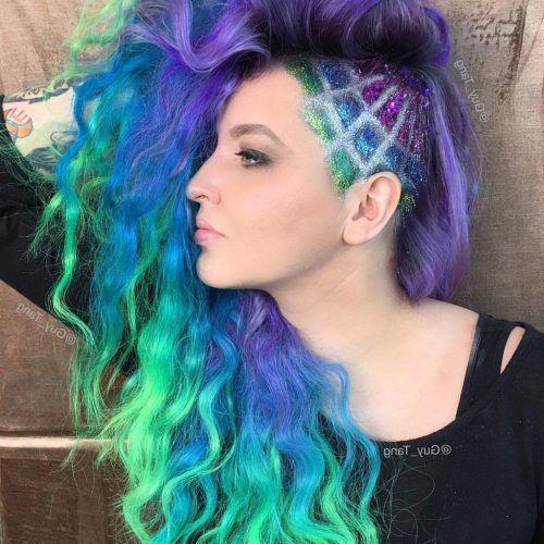 Lavender Ombre Mohawk Hairstyles (Photo 12 of 20)