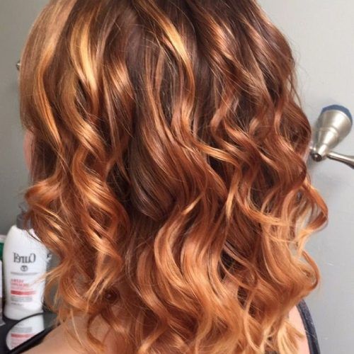 Marsala To Strawberry Blonde Ombre Hairstyles (Photo 3 of 20)